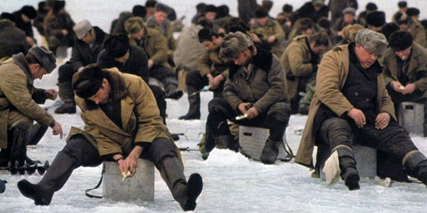 Зимняя рыбалка... . Да это же просто прелесть!